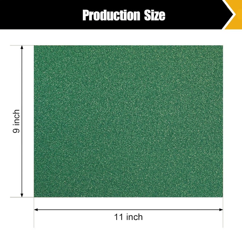 BOSHCRAFT 60 Grit Aluminum Oxide Sandpaper, 9x11 Inch Sheets, 12 Pack, Compatible with Sanding Block, for Wood, Metal, Fiberglass - Image 3